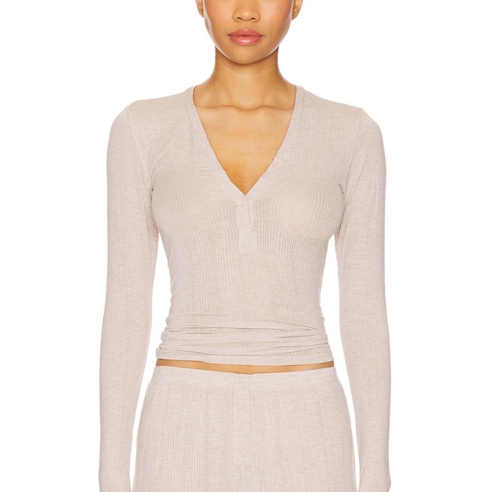 Negative Underwear Whipped Henley in Sand